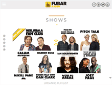 Tablet Screenshot of fubarradio.com